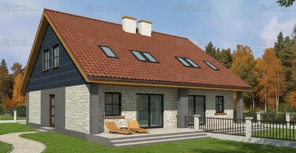 Проект Двухэтажный дом 3 на 14, 133 м2