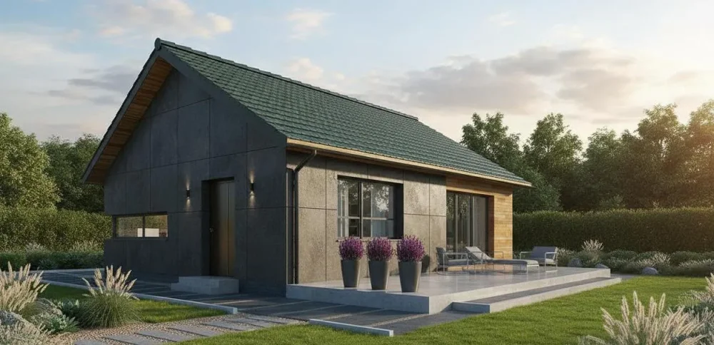 Проект Одноэтажный дом 9 на 11, 70 м2