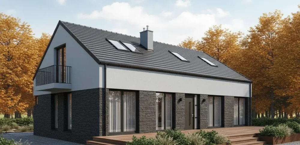 Проект Двухэтажный дом 15 на 12, 204 м2