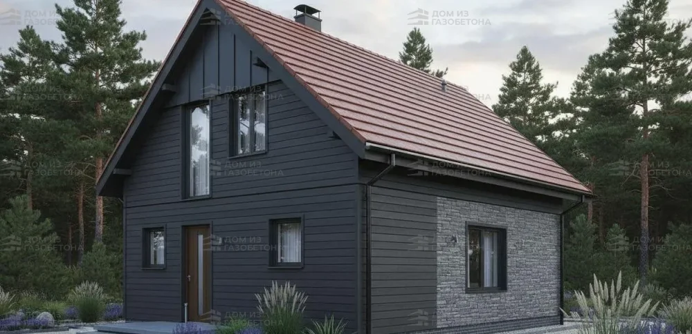 Проект Двухэтажный дом 9 на 10, 117 м2