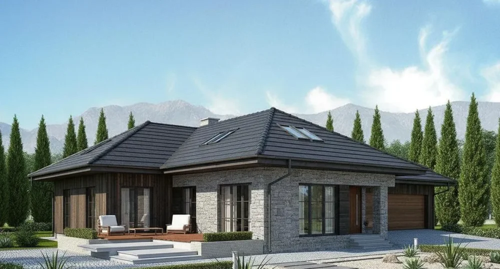 Проект Двухэтажный дом 17 на 20, 250 м2